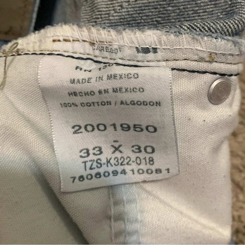 Lee Regular Straight Leg Jeans 33 x 30